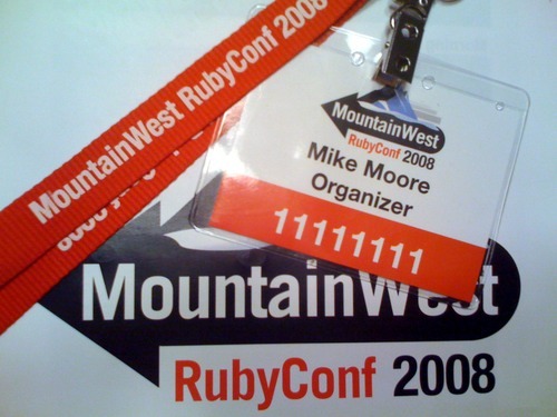 My MWRC Badge. I'm number 11111111 because I made the badges. Its my right as an organizer! :)